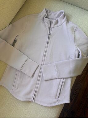 Abercrombie & Fitch Girls Light Lavender Full-Zip Jacket